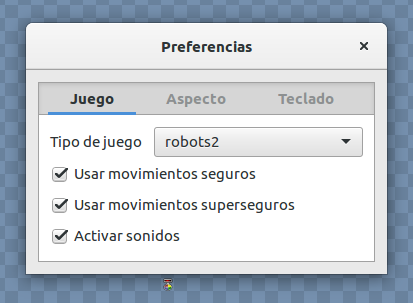 Preferencias Robots